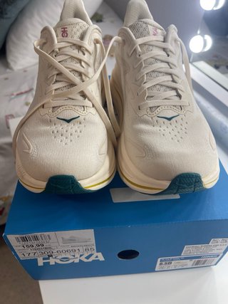Zapatillas Hoka Talla 40 Blancas y Rosas