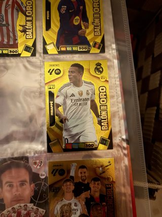 Cromo Mbappé Balón de Oro 2023