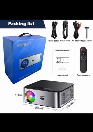 Proyector Horlat Home Theater (Nuevo)