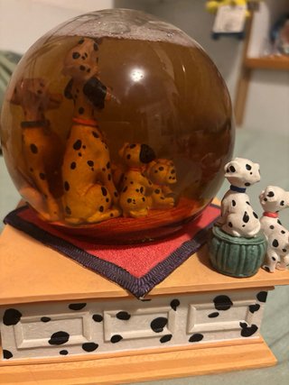 Bola de nieve Pongo y Perdita 101 Dálmatas, Disney