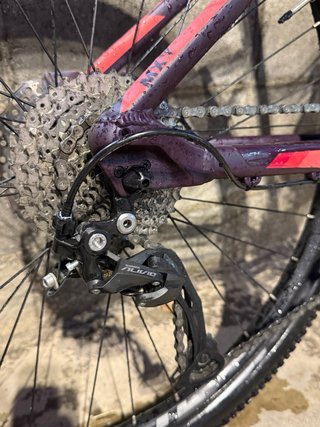 Bicicleta MTB Orbea morada Talla S