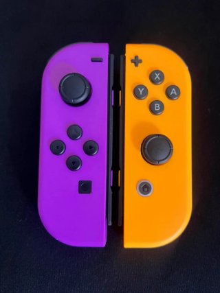 Mando Nintendo Switch Morado y Naranja