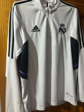 Sudadera Real Madrid Adidas Media Cremallera