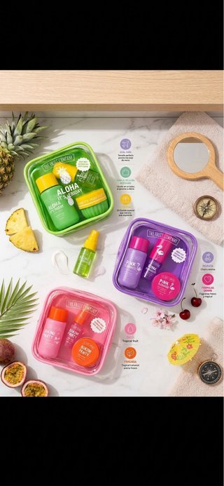 Set Perfume Cartera Viaje The Fruit Company