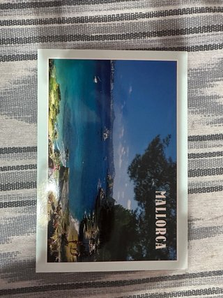 Postal firmada Rels B Mallorca