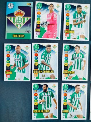 Cromos Real Betis Adrenalyn 20/21 y 22/23
