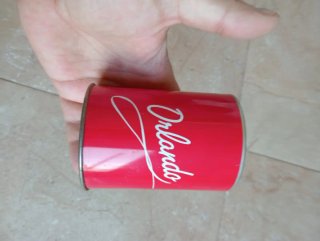 Antiguo bote tomate porta lápices