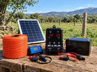 Kit Eléctrico Solar para Cercas caballos, jabalíe