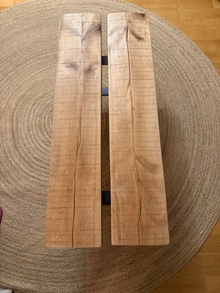 Mesa de centro de madera rústica