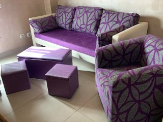 Conjunto Sofá y Sillón Diseño Moderno