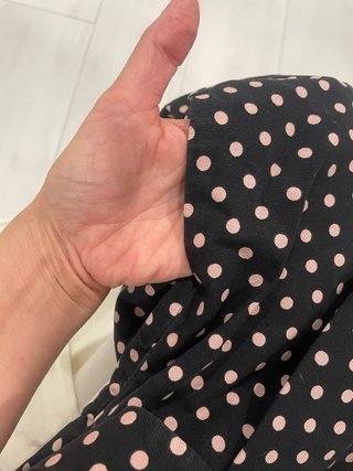 Vestido Pin-up Mango Lunares Negro Rosa