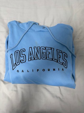 Felpe Los Angeles Bianche e Blu