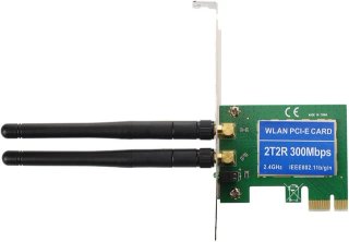Scheda Rete PCI-E WiFi 300Mbps 2 interna pc