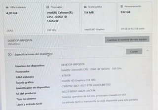 Ordenador HP Completo Negro