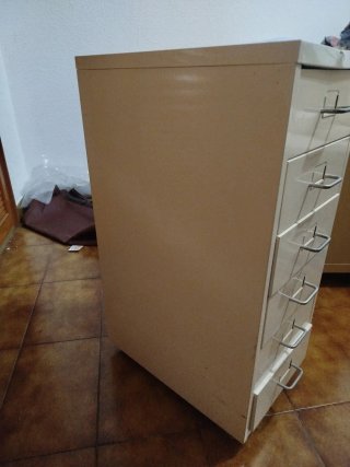 Cajonera Metálica Ikea Hemlet Beige