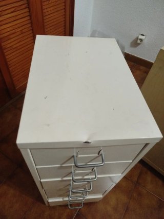 Cajonera Metálica Ikea Hemlet Beige