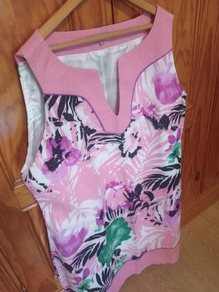 Vestido señora estampado floral