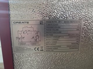 Nevera Mahou Create Roja Edición Limitada