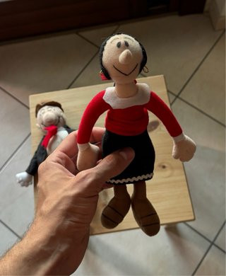 Peluche Poldo e Olivia Vintage