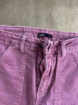 Pantalones cargo rosas malva