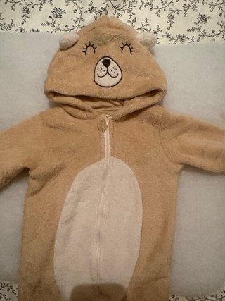 Pijama oso bebé peluche