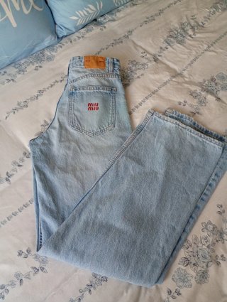 Jeans Miu Miu strappati