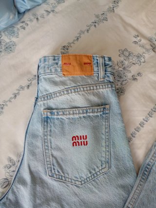 Jeans Miu Miu strappati