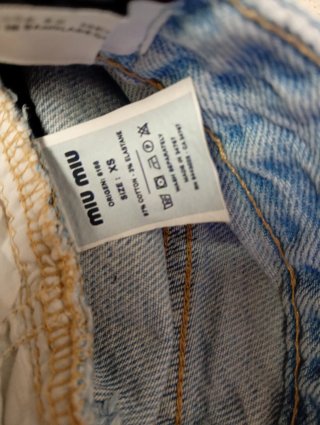 Jeans Miu Miu strappati
