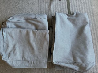 Fundas Sofá KIVIK 2 Plazas Gris