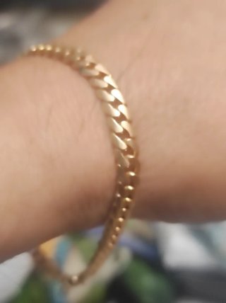 Pulsera esclava oro de dieciocho quilates