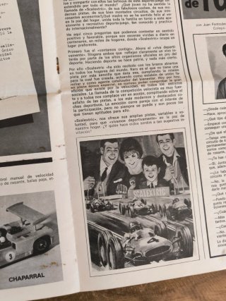 Lote 4 revistas Scalextric Club antiguas