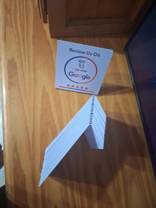 Google Review Stand