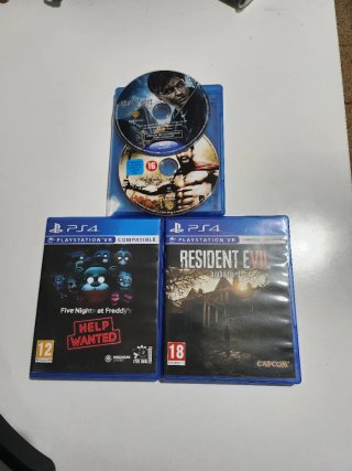 Juegos resident evil VII & Help Wanted PS4 "LEER"