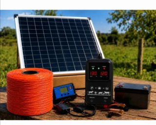 Kit Cargador Solar Valla Eléctrica