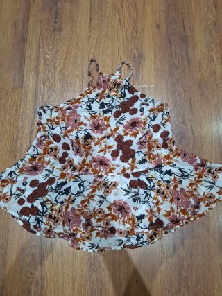 Top floral halter