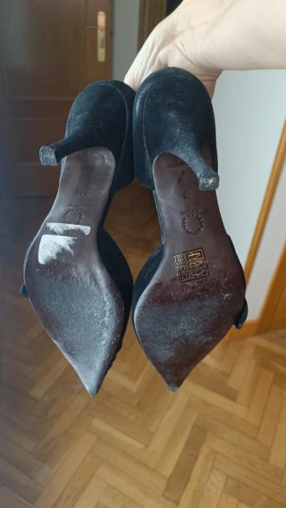 Zapatos de tacón Lodi negros piel mujer