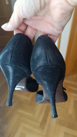 Zapatos de tacón Lodi negros piel mujer
