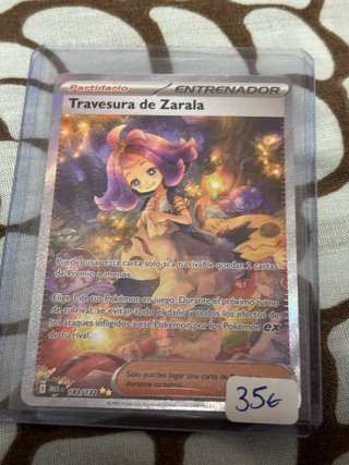 Carta Pokémon Travesura de Zarala 133/132