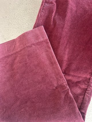 Pantalón de pana granate