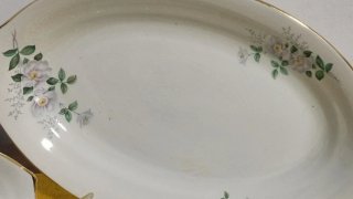 Juego fuentes porcelana vintage Piros Vigo