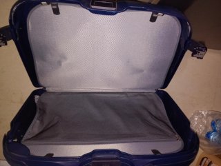 Maleta Grande Samsonite Azul, vintage.