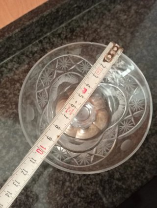 6 Copas Antiguas de Cristal Tallado
