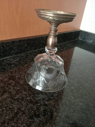6 Copas Antiguas de Cristal Tallado