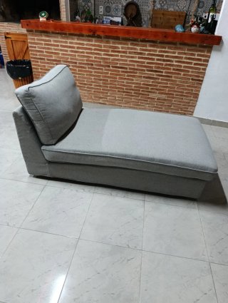 KIVIK Chaiselongue Gris Tibbleby
