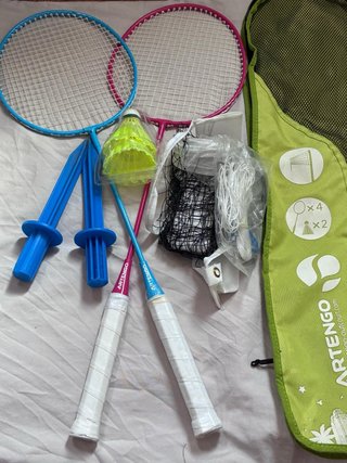 Set Bádminton Artengo con Red y Volantes