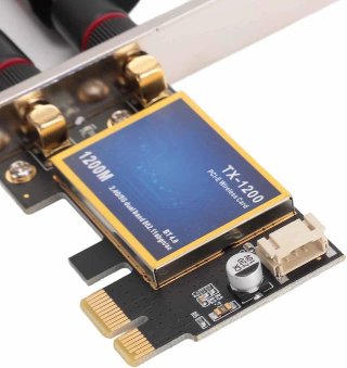 Scheda WiFi PCIe 1200M 5GHz Interna PC