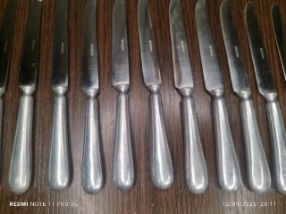 12 Cuchillos Postre y 8 Cuchillos Normales