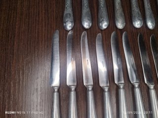 12 Cuchillos Postre y 8 Cuchillos Normales
