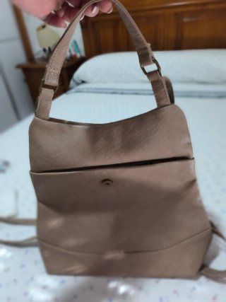 Mochila Bolso Beige