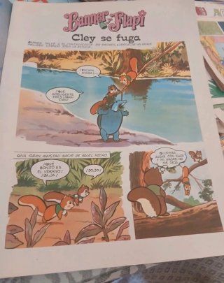 Tebeo "Banner y Flapi, Cley se fuga"